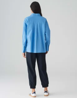 Hot Basicbluse FAJOMI Loose aus natürlicher Baumwolle Blusen