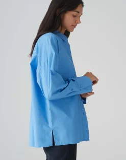 Hot Basicbluse FAJOMI Loose aus natürlicher Baumwolle Blusen