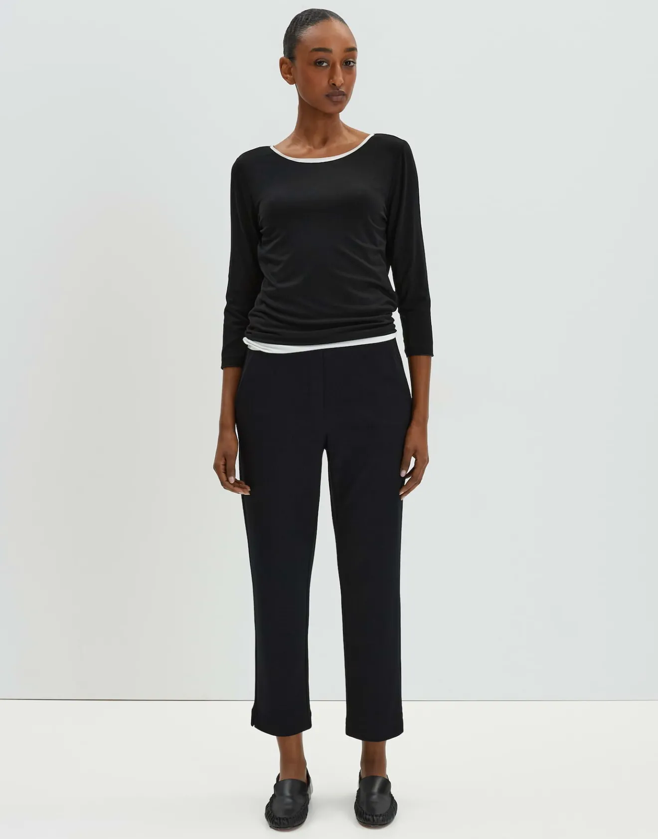 Flash Sale Basicshirt KIROSA Slim aus Ecovero Viskose Mix Basics|Shirts