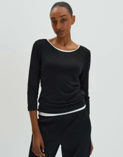 Flash Sale Basicshirt KIROSA Slim aus Ecovero Viskose Mix Basics|Shirts