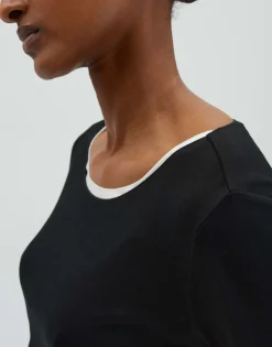 Flash Sale Basicshirt KIROSA Slim aus Ecovero Viskose Mix Basics|Shirts