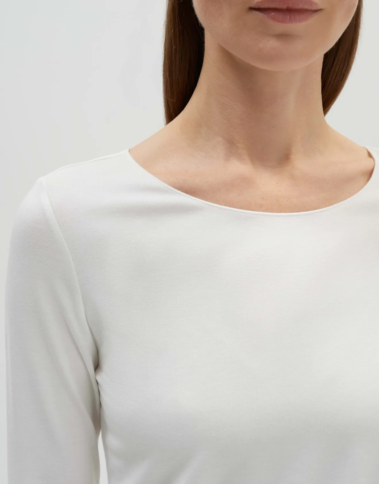 Best Sale Basicshirt KIROSA Slim aus Ecovero Viskose Mix Basics|Shirts