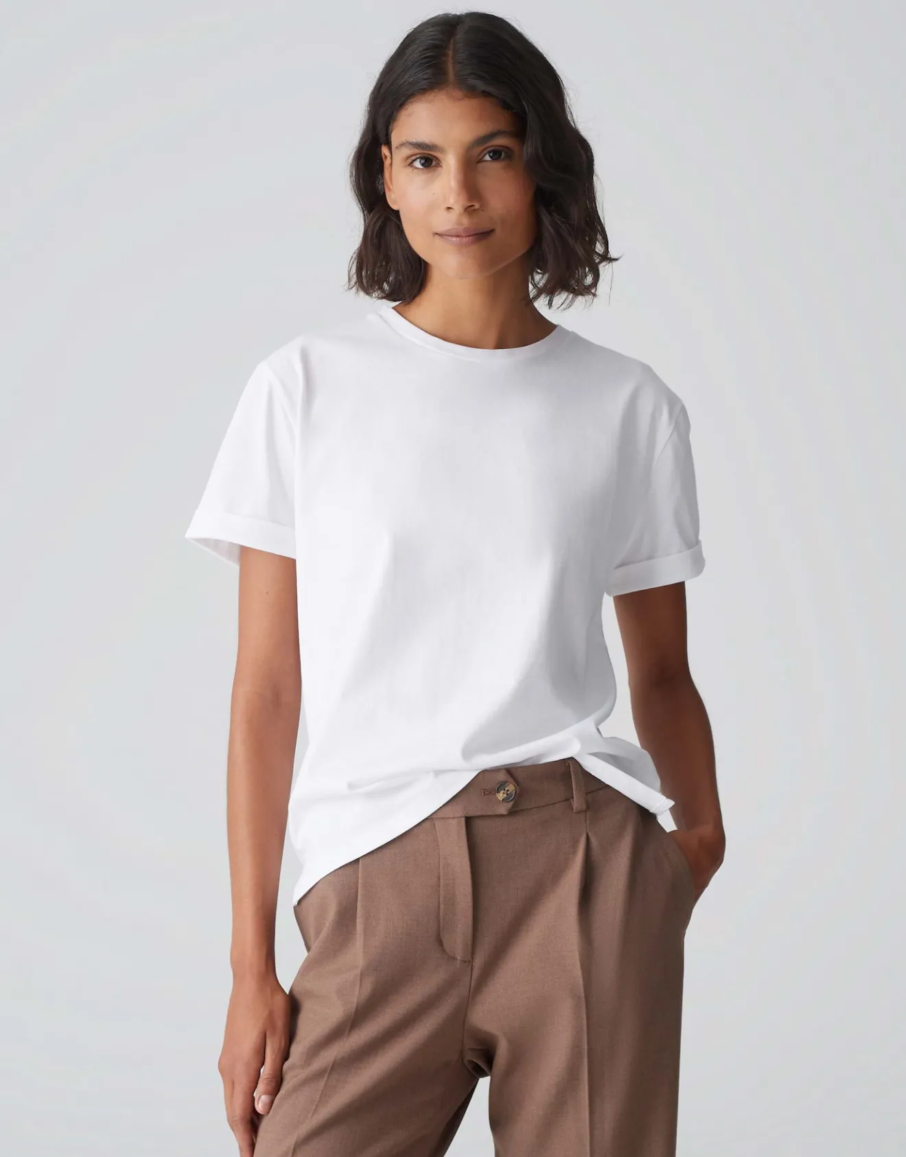 Hot Basicshirt SONZI Regular aus nachhaltiger Baumwolle Basics|Shirts