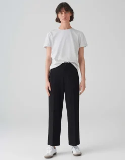 Outlet Basicshirt SONZI Regular aus nachhaltiger Baumwolle Basics|Shirts