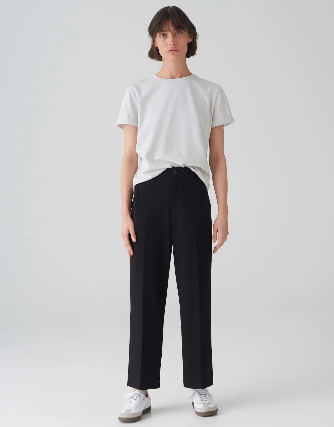 Outlet Basicshirt SONZI Regular aus nachhaltiger Baumwolle Basics|Shirts