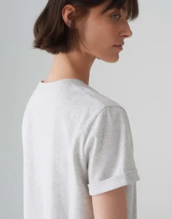 Outlet Basicshirt SONZI Regular aus nachhaltiger Baumwolle Basics|Shirts