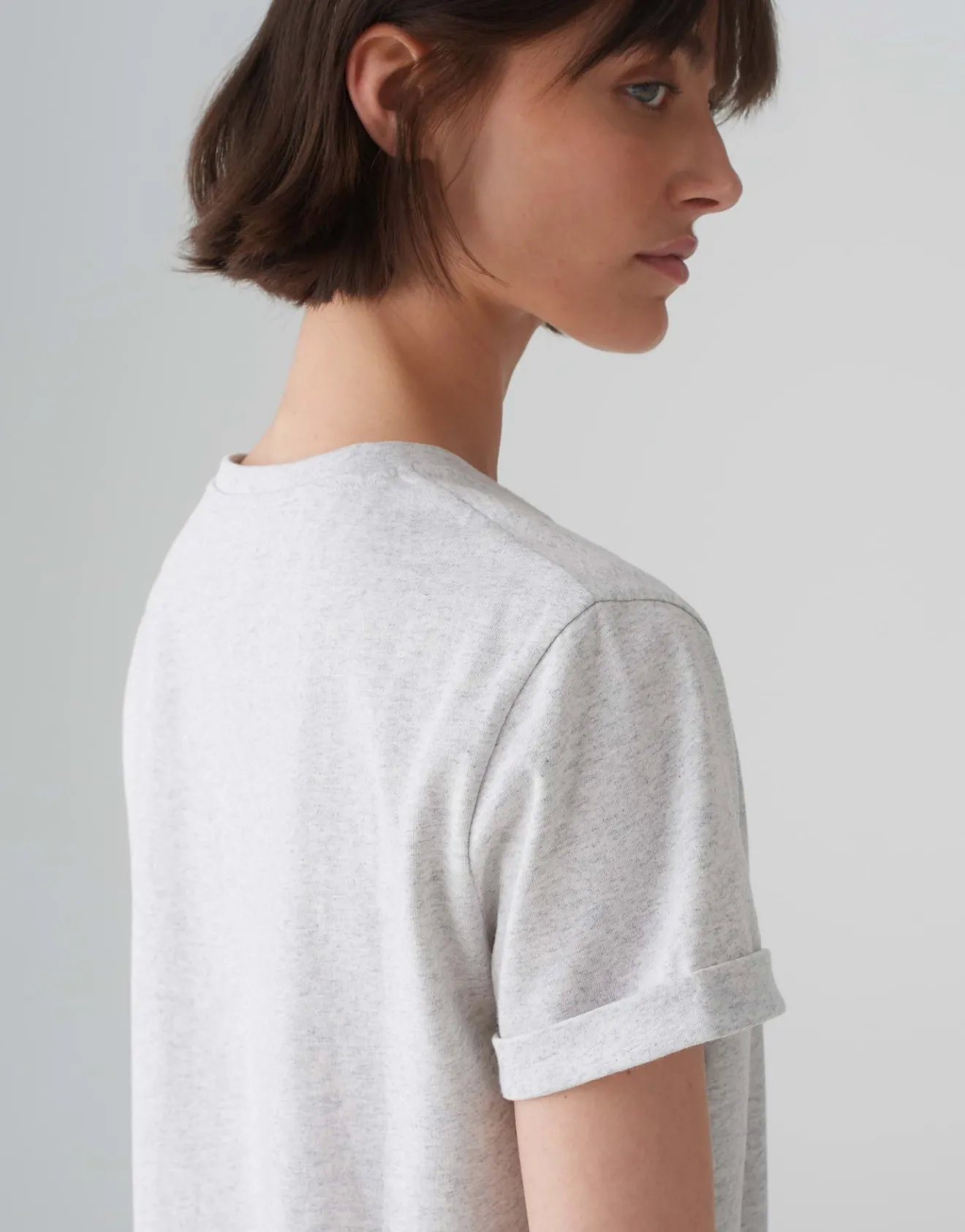 Outlet Basicshirt SONZI Regular aus nachhaltiger Baumwolle Basics|Shirts