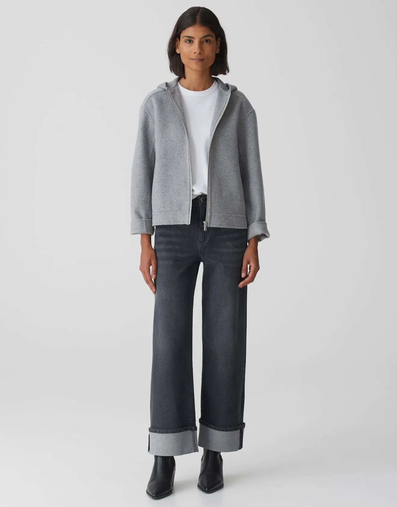 Clearance Blazerjacke JETTY Loose aus weichem Woll Mix Jacken & Mäntel|Blazer & Westen