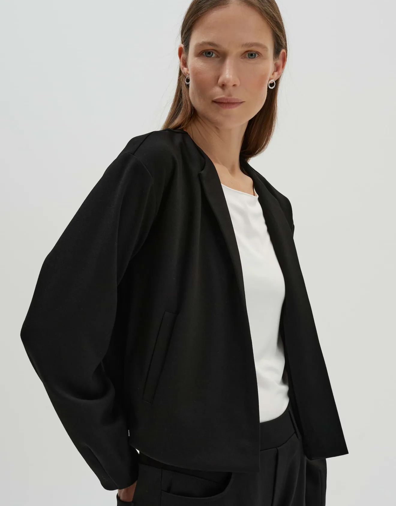 Discount Blouson Jacke UCORINNA Loose aus Sweat Sweat