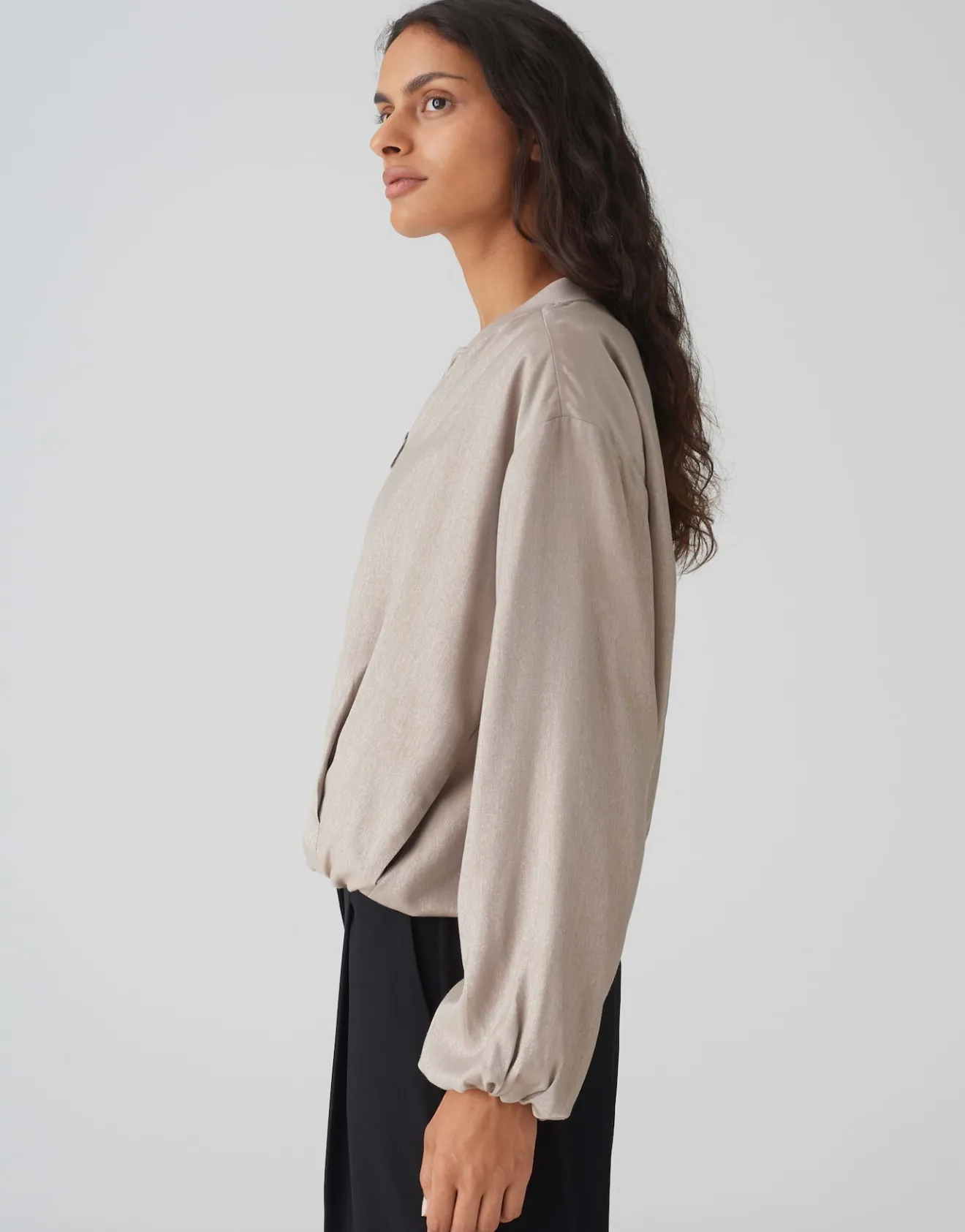 Discount Blouson JALETTA Regular aus schimmerndem Viskose Mix Blazer & Westen
