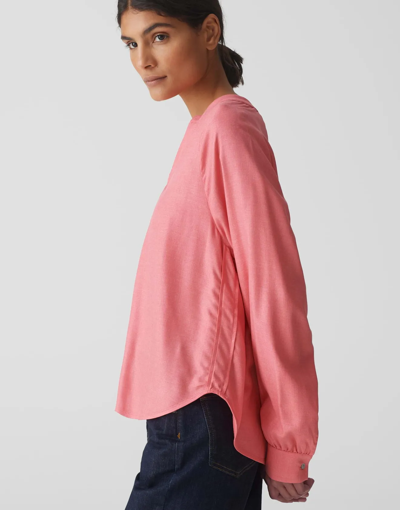 Outlet Bluse FELIA Loose aus Viskose Mix Blusen