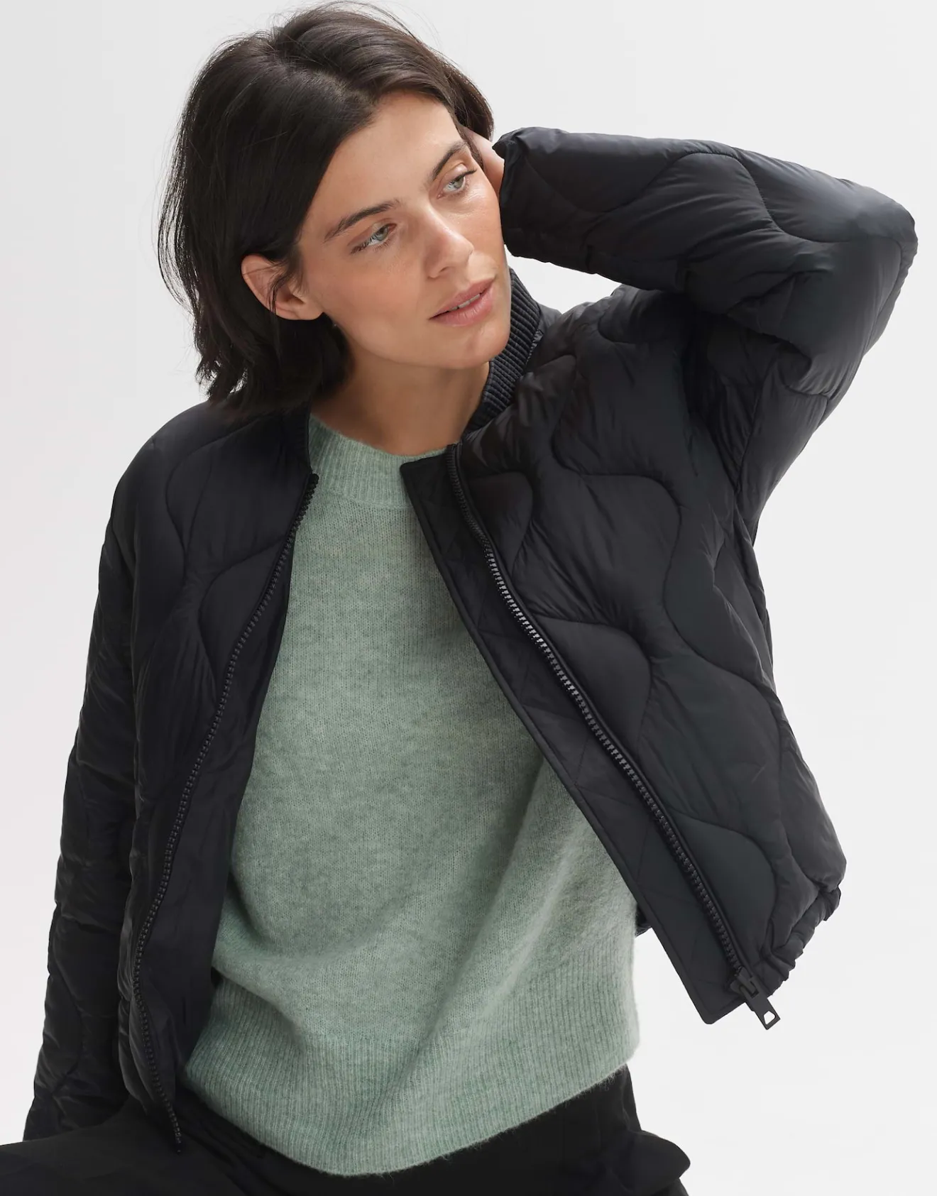 Fashion Bomberjacke HEPPA Regular mit Tunnelzug im Saum Jacken & Mäntel