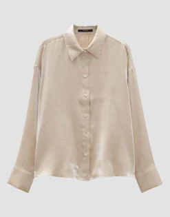 Online Boxybluse ZOLDA Loose aus schimmerndem Viskose Mix Blusen