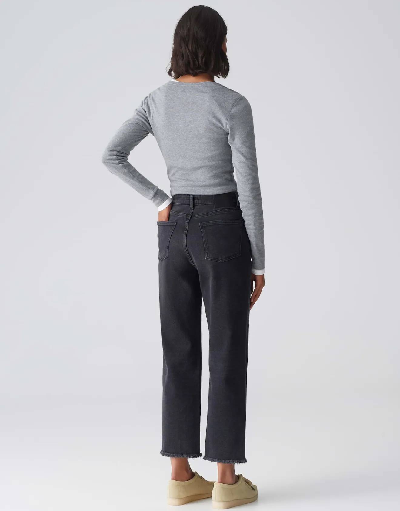 Discount Boyfriend Jeans LANI DARK Mid Rise mit Stretch Jeans