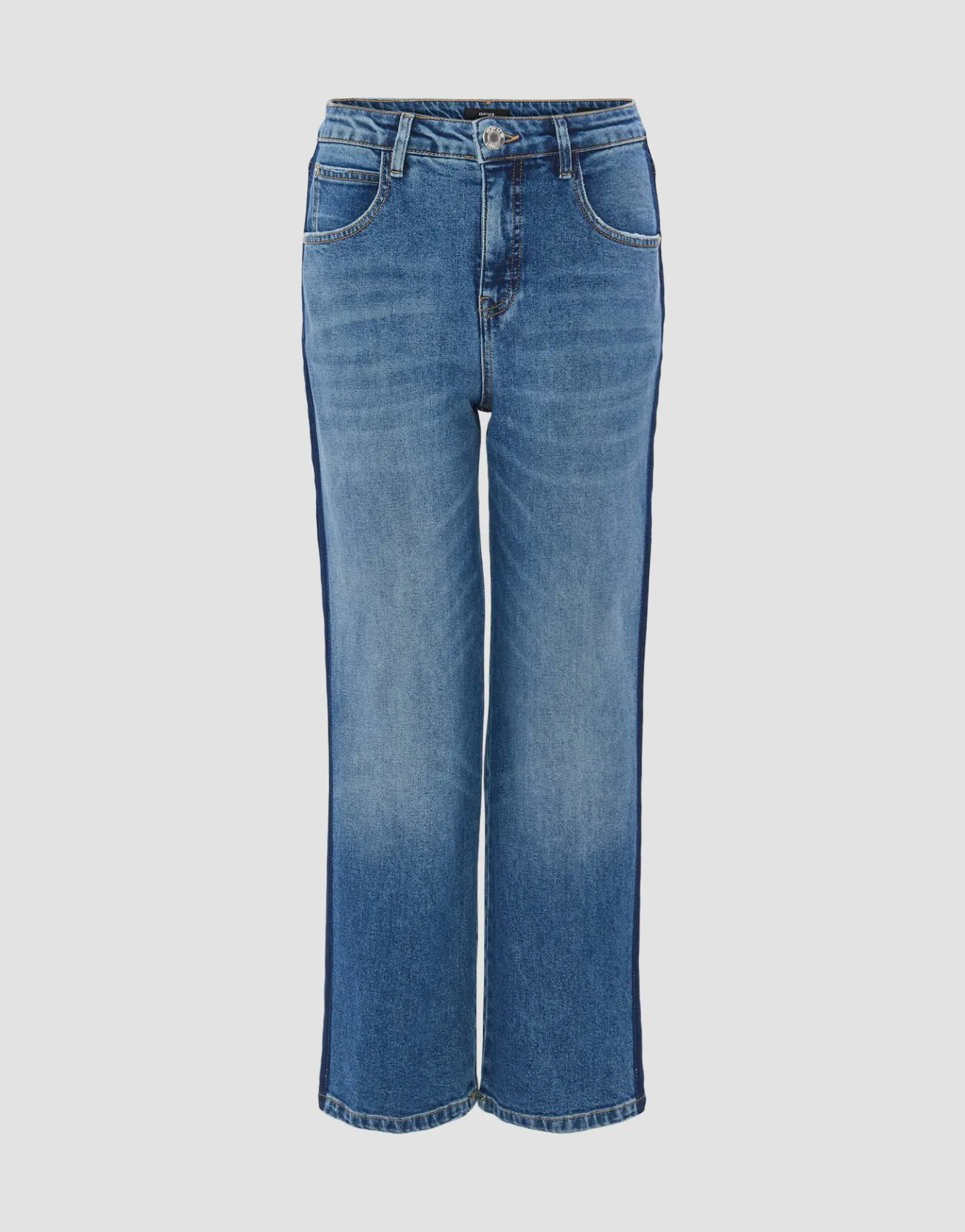 Discount Boyfriend Jeans LANI STRIPE Mid Rise mit Stretch Jeans