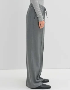 Hot Businesshose CANDRA Wide in weicher Flanell Optik Hosen