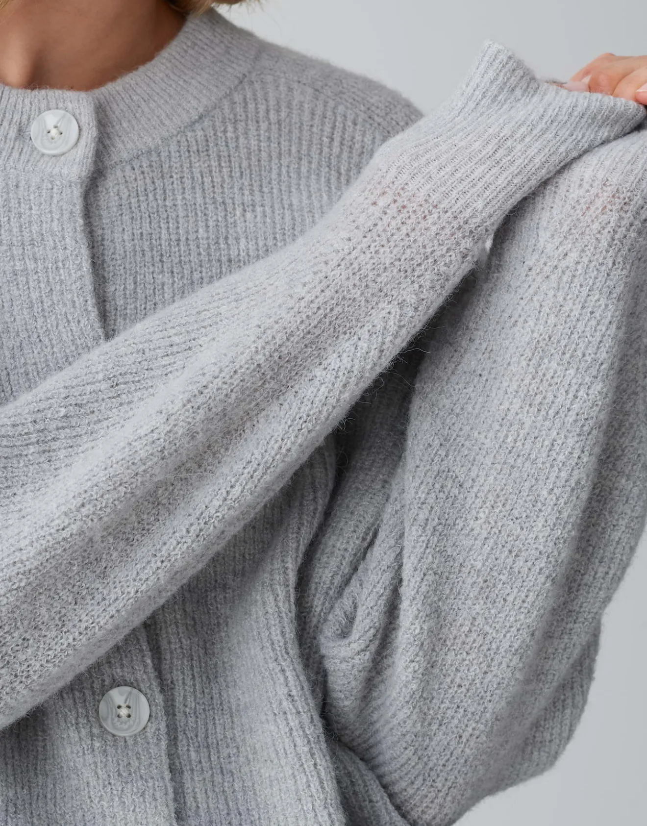 Online Cardigan DORTY Boxy Fit aus Woll-Alpaka-Mix Strick