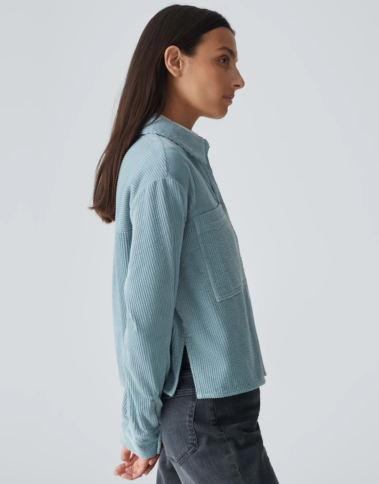 Flash Sale Cordbluse FALBA Loose im Boxy Fit Blusen