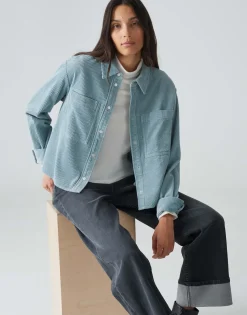 Flash Sale Cordbluse FALBA Loose im Boxy Fit Blusen