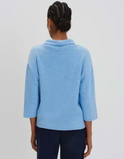 Hot Cropped Sweater ULEXI Loose aus weichem Jersey Sweat