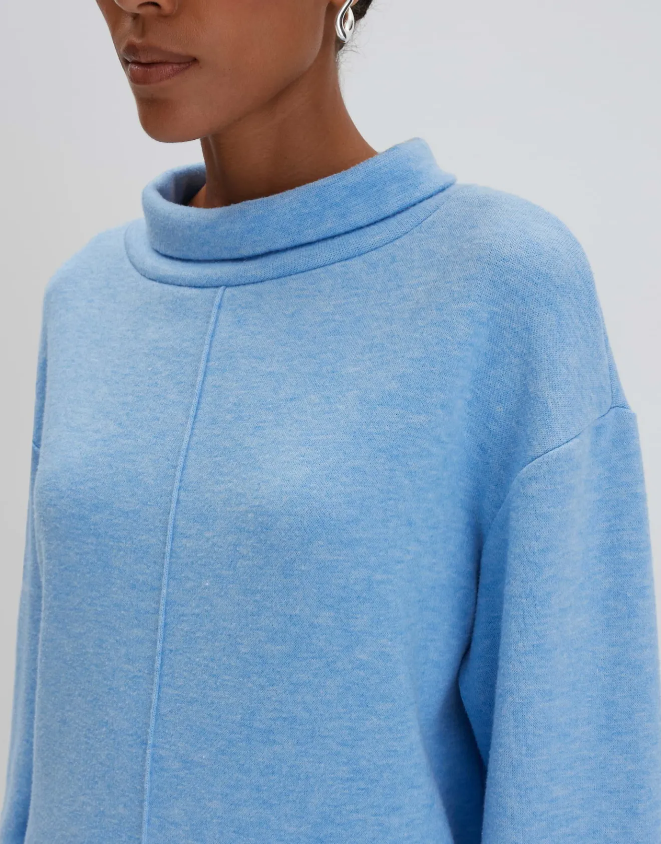 Hot Cropped Sweater ULEXI Loose aus weichem Jersey Sweat
