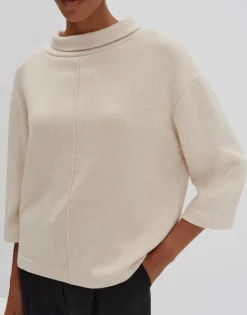 Cheap Cropped Sweater ULEXI Loose aus weichem Jersey Sweat
