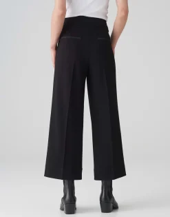 Store Culotte MISHA SATIN Wide mit glänzendem Galonstreifen Hosen