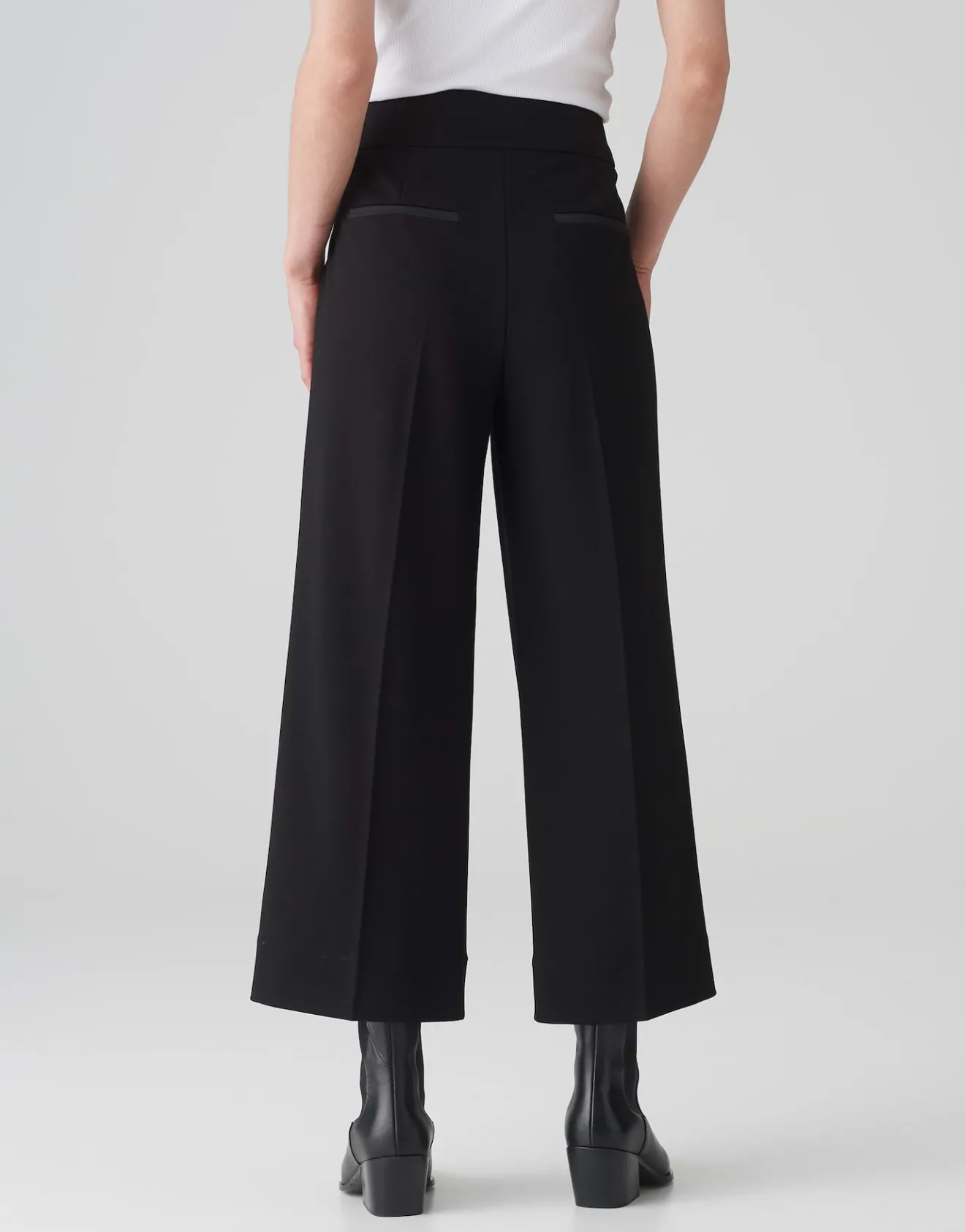 Store Culotte MISHA SATIN Wide mit glänzendem Galonstreifen Hosen