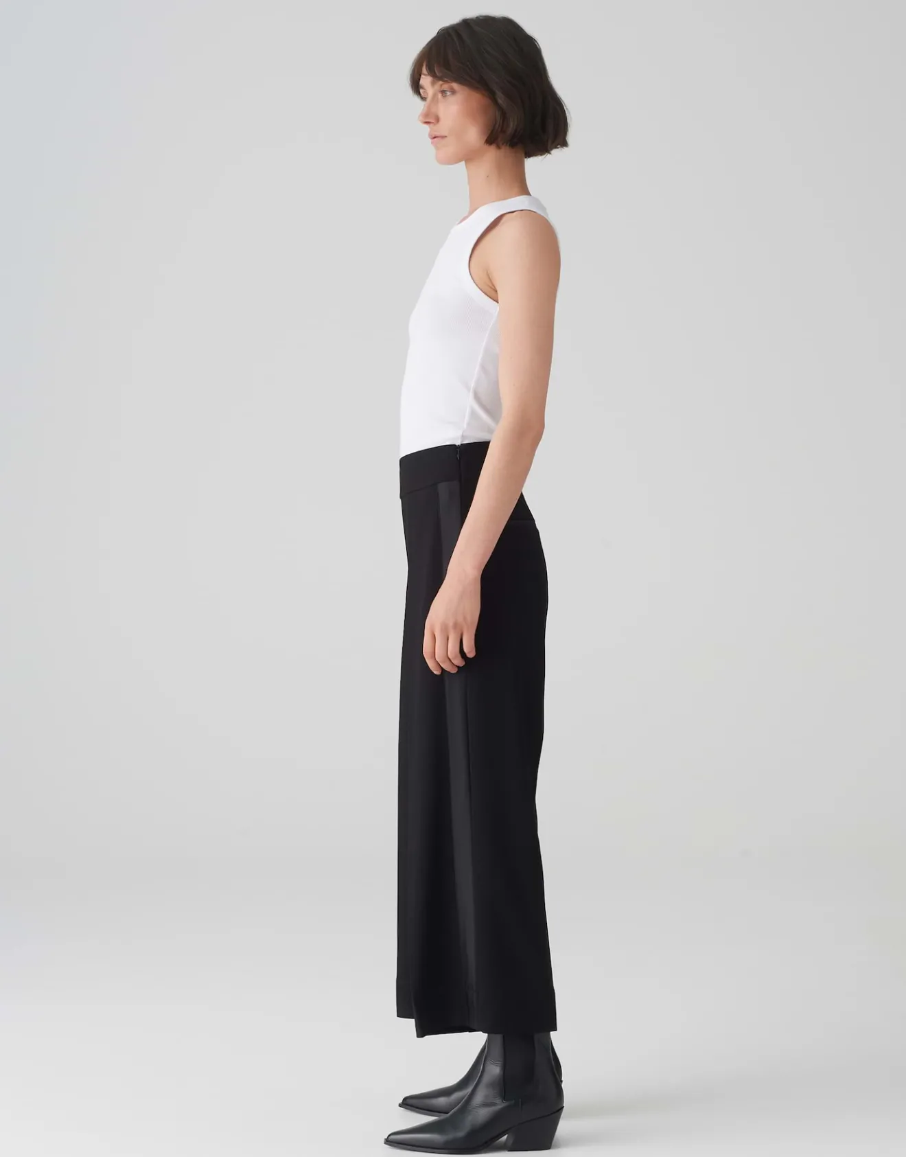 Store Culotte MISHA SATIN Wide mit glänzendem Galonstreifen Hosen