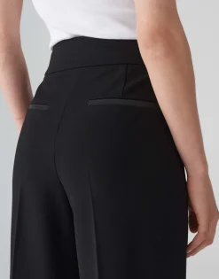 Store Culotte MISHA SATIN Wide mit glänzendem Galonstreifen Hosen