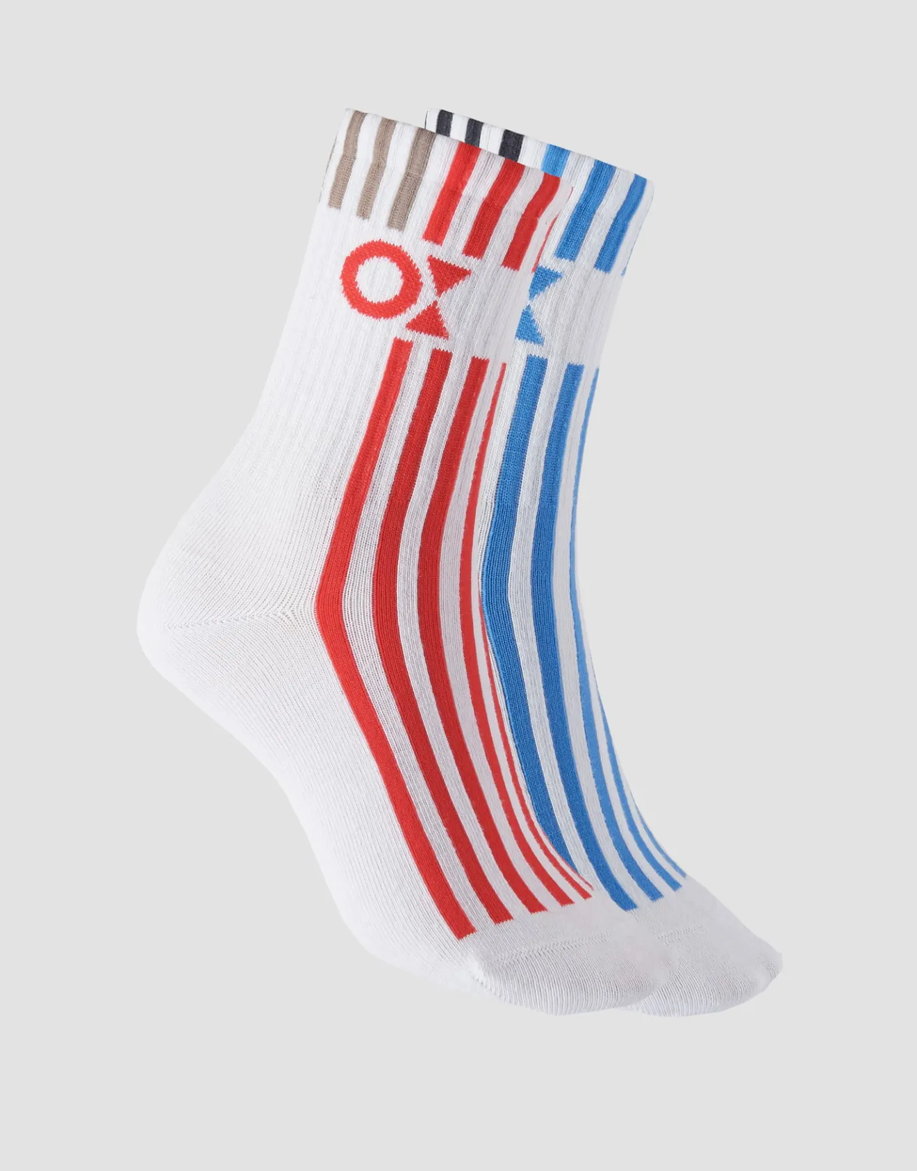 Outlet Doppelpack-Socken YALFA MULTIPACK aus Organic Cotton Mix Accessoires