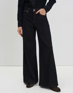 Fashion Extra Wide Leg Jeans CELLMA PALAZZO Mid Rise aus BCI Cotton Mix Jeans