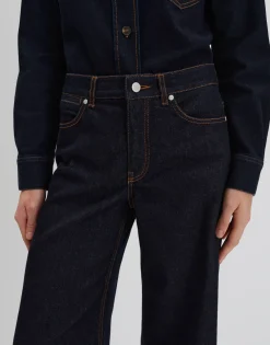 Fashion Extra Wide Leg Jeans CELLMA PALAZZO Mid Rise aus BCI Cotton Mix Jeans