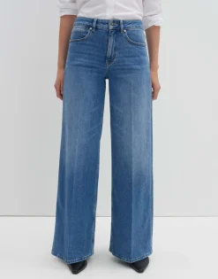 Flash Sale Extra Wide Leg Jeans CELLMA PALAZZO Mid Rise aus BCI Cotton Mix Jeans