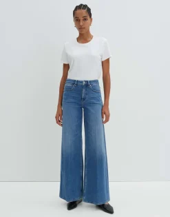 Flash Sale Extra Wide Leg Jeans CELLMA PALAZZO Mid Rise aus BCI Cotton Mix Jeans