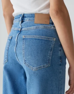 Cheap Extra Wide leg Jeans MIVA PALAZZO Mid Rise aus Baumwoll Mix Jeans