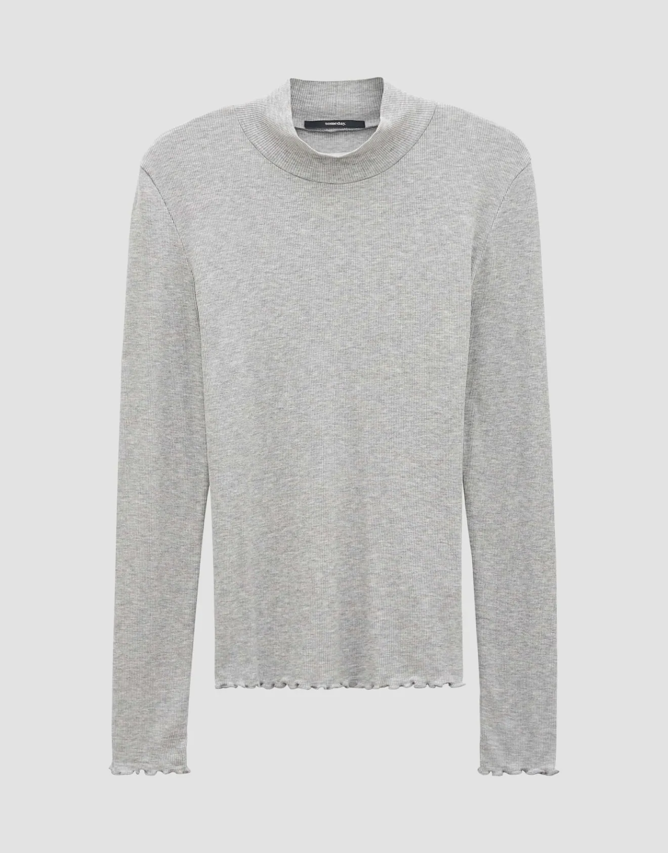 Flash Sale Feines Rippshirt KINARA Slim aus nachhaltigem Viskose Mix Basics|Shirts