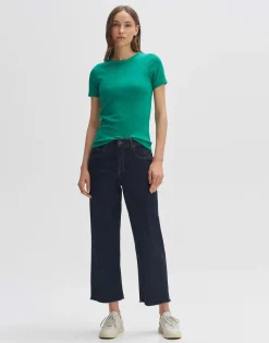 Store Feines Rippshirt SAMUNA Slim aus BCI Cotton Mix Basics
