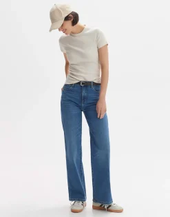 Hot Feines Rippshirt SAMUNA Slim aus BCI Cotton Mix Basics|Shirts