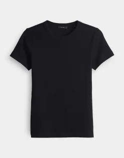 New Feines Rippshirt SAMUNA Slim aus BCI Cotton Mix Basics|Shirts