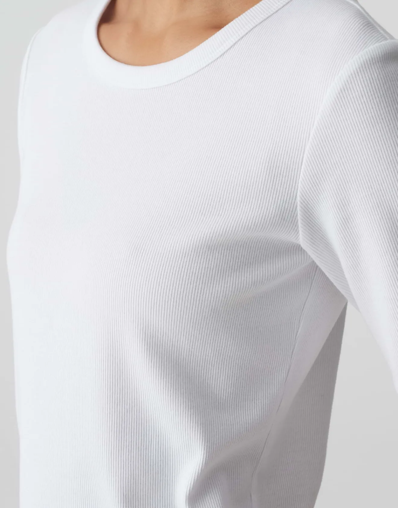 Cheap Feines Rippshirt SUSTAFA Slim aus BCI Cotton Mix Basics|Shirts