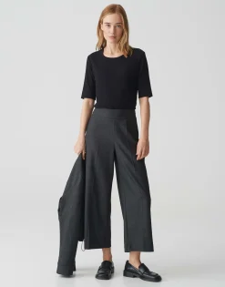 Best Feines Rippshirt SUSTAFA Slim aus BCI Cotton Mix Basics|Shirts