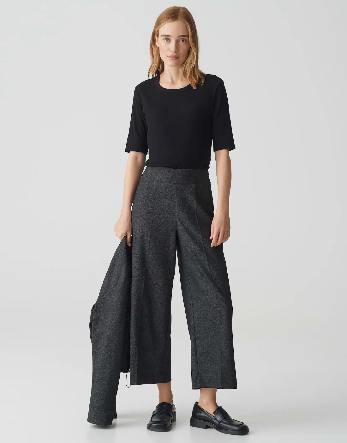 Best Feines Rippshirt SUSTAFA Slim aus BCI Cotton Mix Basics|Shirts