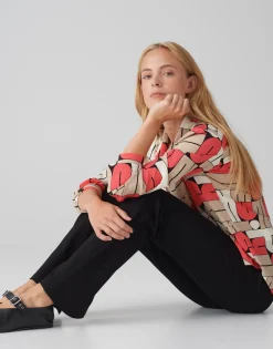 New Flared Pants ERJA SPORTY mit elastischem Gummibund Hosen