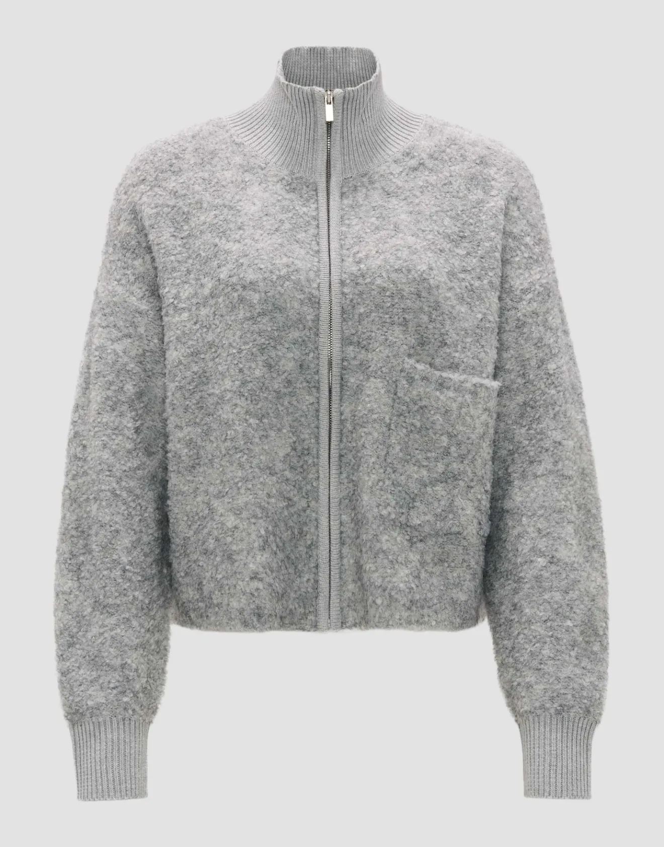 Shop Flauschige Strickjacke DARILA Loose mit Wolle Strick