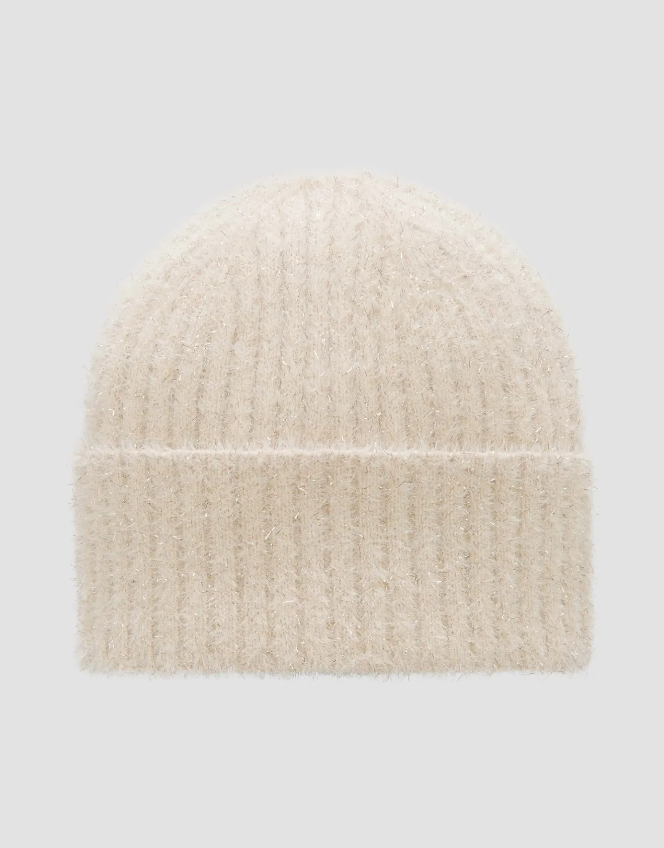Fashion Flauschige Strickmütze BLINNY SOFT mit Glitzer Effekt Accessoires