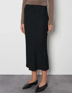 Fashion Gerippter Strickrock OTIZZI Slim mit elastischem Gummibund Strick|Röcke