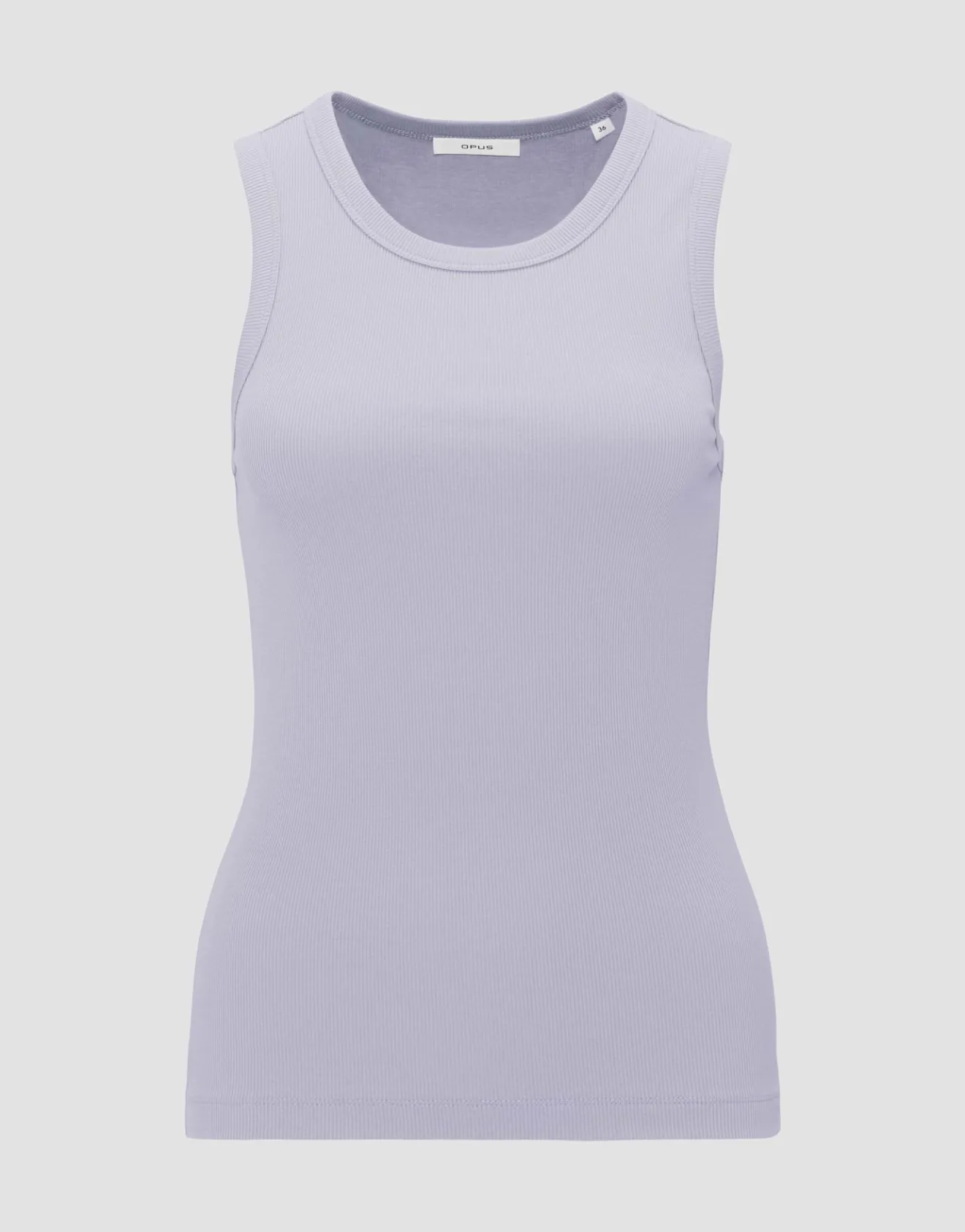 Sale Geripptes Tanktop ILESSO Slim aus BCI Cotton Mix Basics