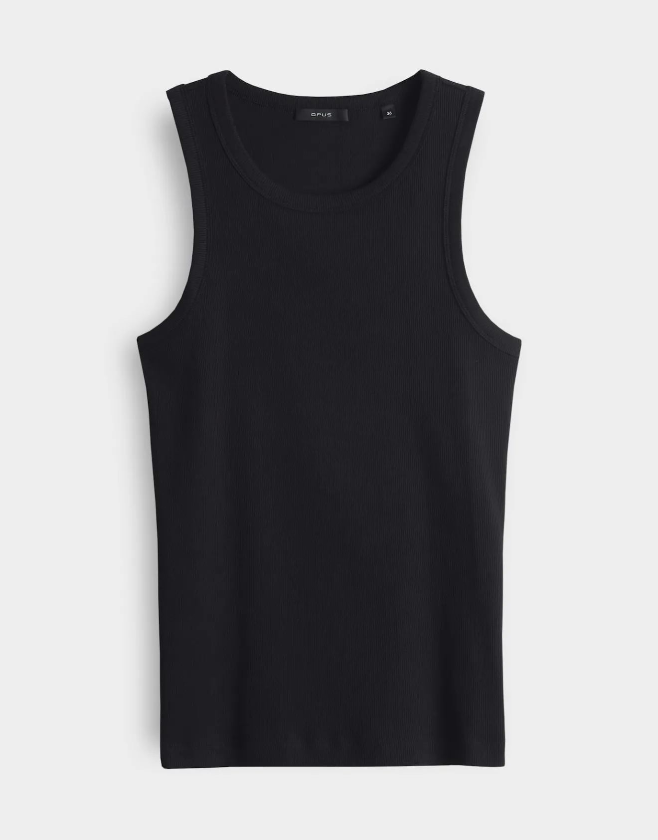 Online Geripptes Tanktop ILESSO Slim aus BCI Cotton Mix Basics|Shirts