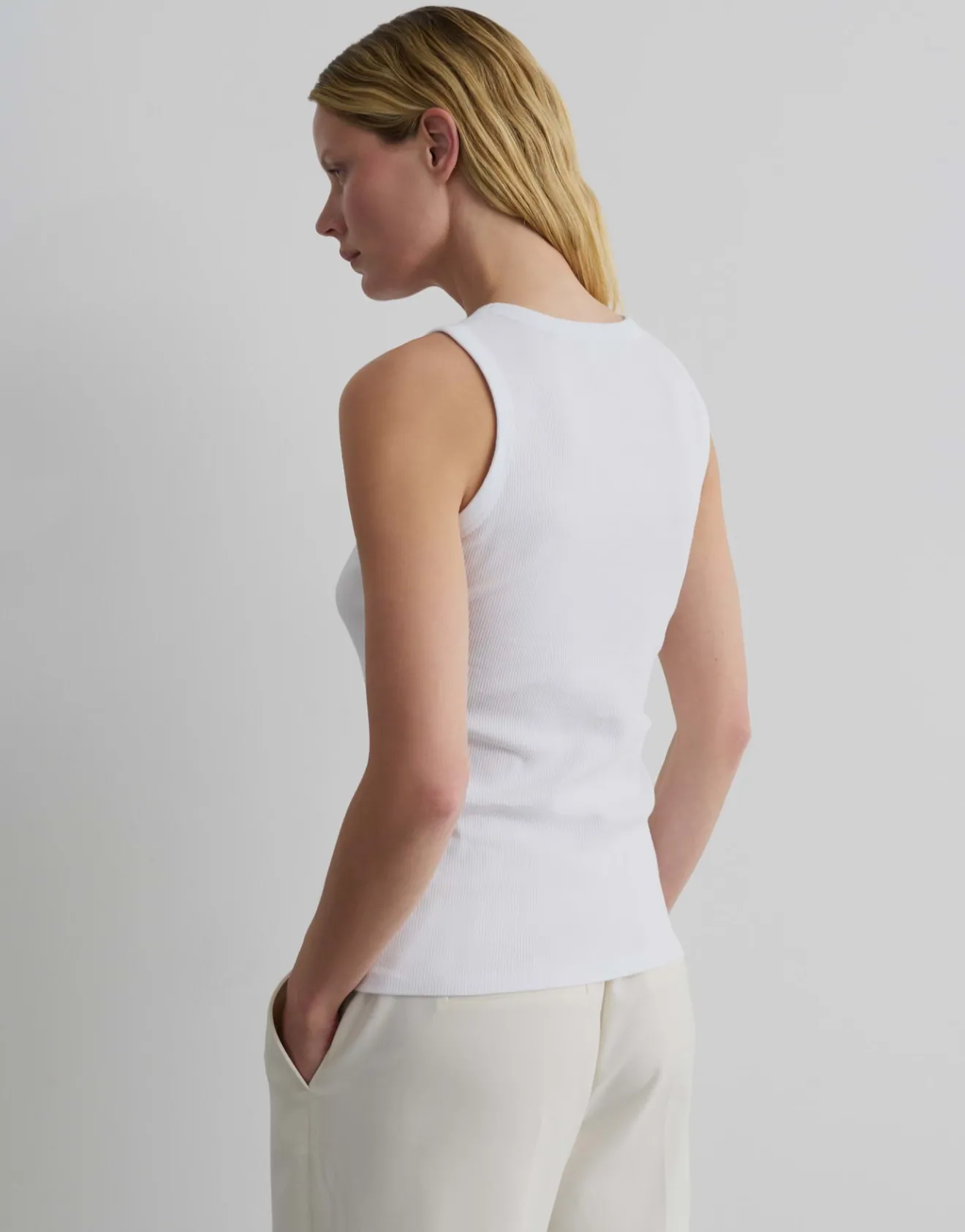 Cheap Geripptes Top KLEANNE Slim aus BCI Cotton Mix Basics|Shirts